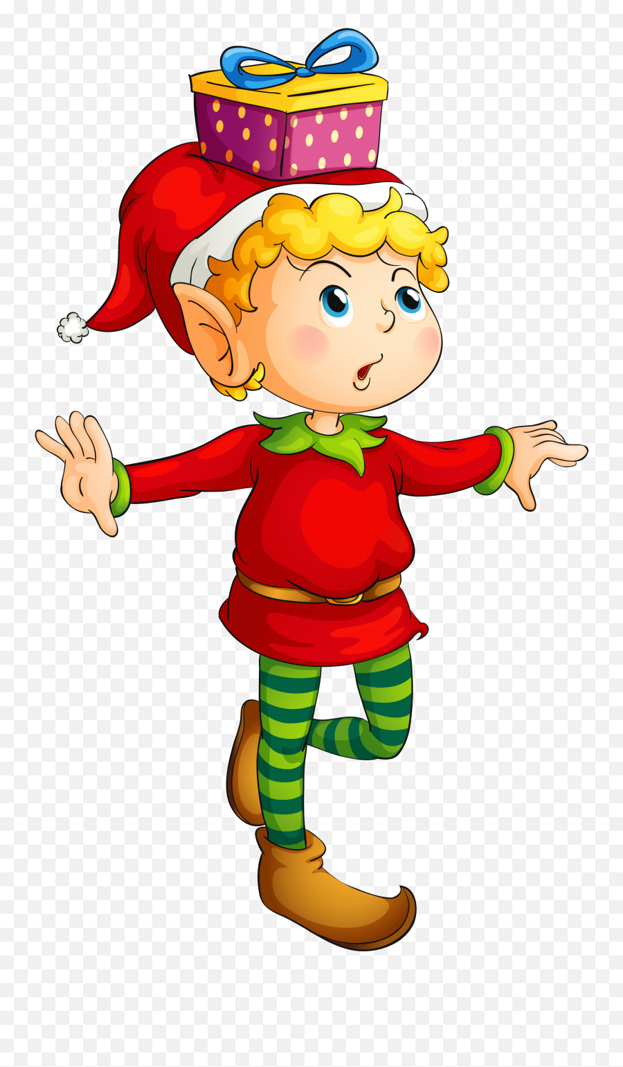 Elf Clipart Png - Transparent Christmas Elves Clipart Emoji,Christmas Elf Emoji