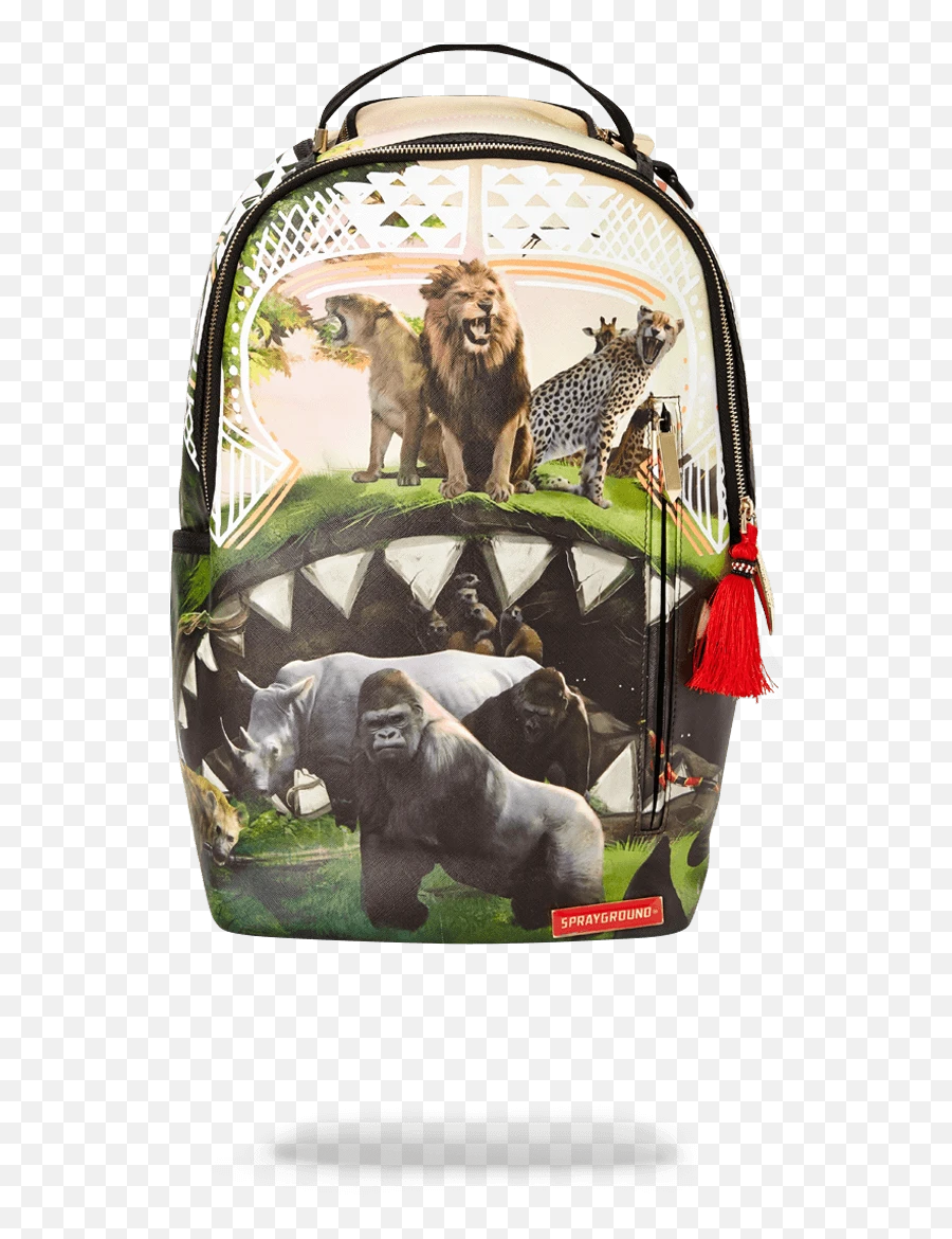 Details About Sprayground Backpack Serengeti Shark - Sprayground Serengeti Shark Emoji,French Bulldog Emoji