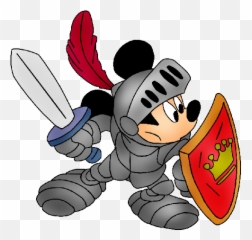 Mickey Mouse With Sword And Shieldpng 500500 Pixels - Mickey Mouse Sword Emoji,Sword And Shield Emoji