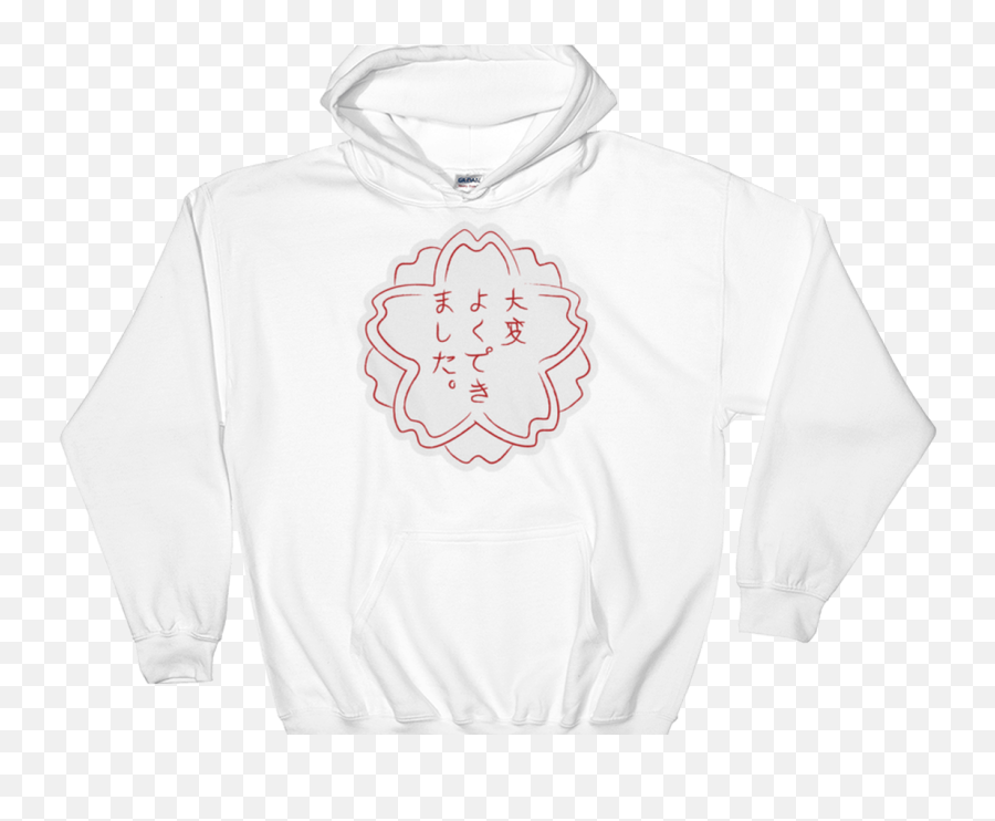 Download Emoji Hoodie White Flower Just - Hoodie,Sweatshirt Emoji