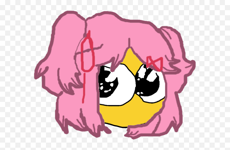 Blessed Cry Natsuki Emoji Her Eyes Lit Up Everytime She - Natsuki Emoji,2 Eyes Emoji