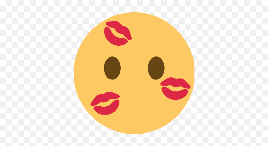 Kissmarks - Discord Emoji Kiss Marks On Emoji Face,Kiss Emoji