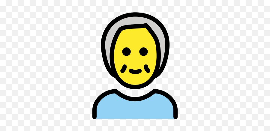 Older Person Emoji - Adulto Mayor Emoticones,Adult Emoji