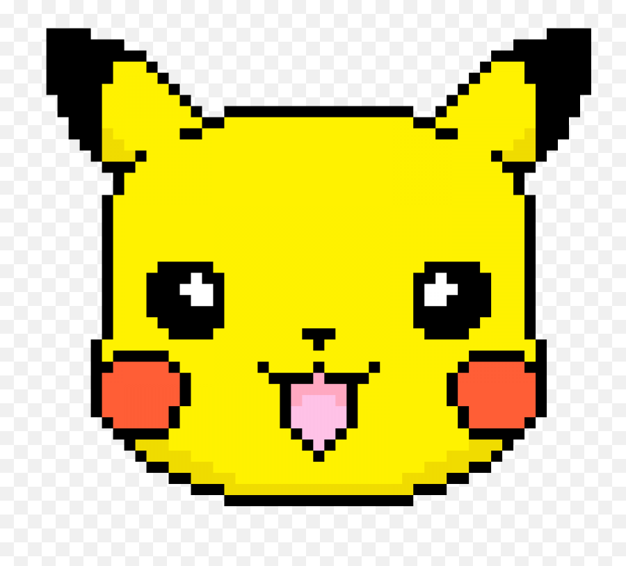 Pixilart - Pikachu Pixel Art Emoji,Pikachu Emoticons
