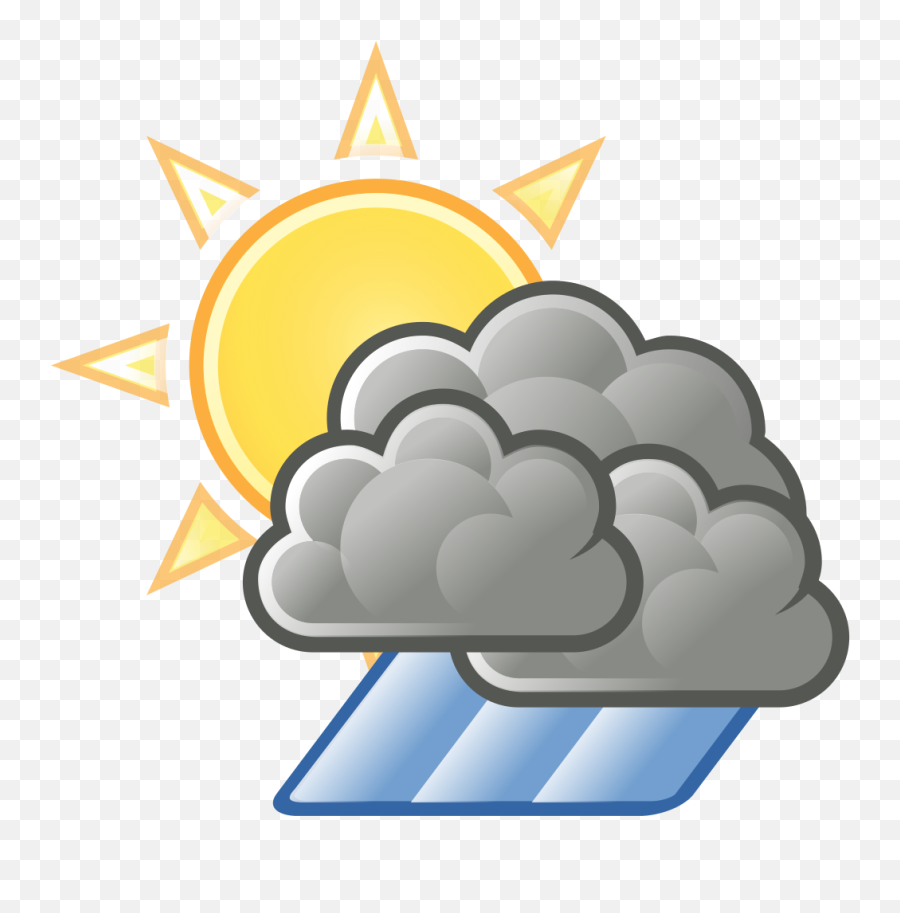 Weather - Rainy Clipart Emoji,Sun Emoji