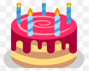 Birthday Cake Clipart Emoji - Png Gif
