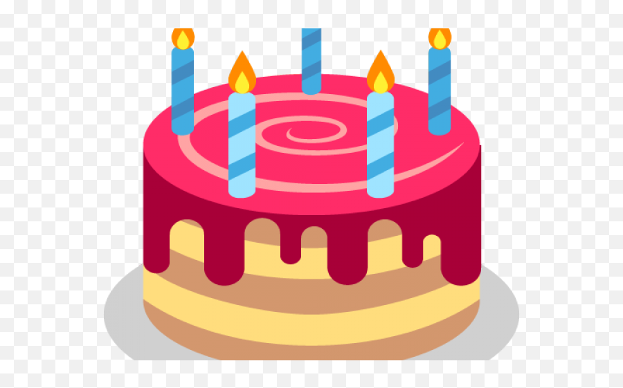 Birthday Cake Clipart Emoji - Birthday Cake Png Gif,Emoji Cupcake Cake