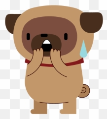 Janjo The Pug - Cartoon Emoji