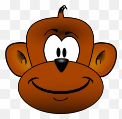 Monkey Head - Monkey Head Clipart Emoji,Sticks Tongue Out Emoticon