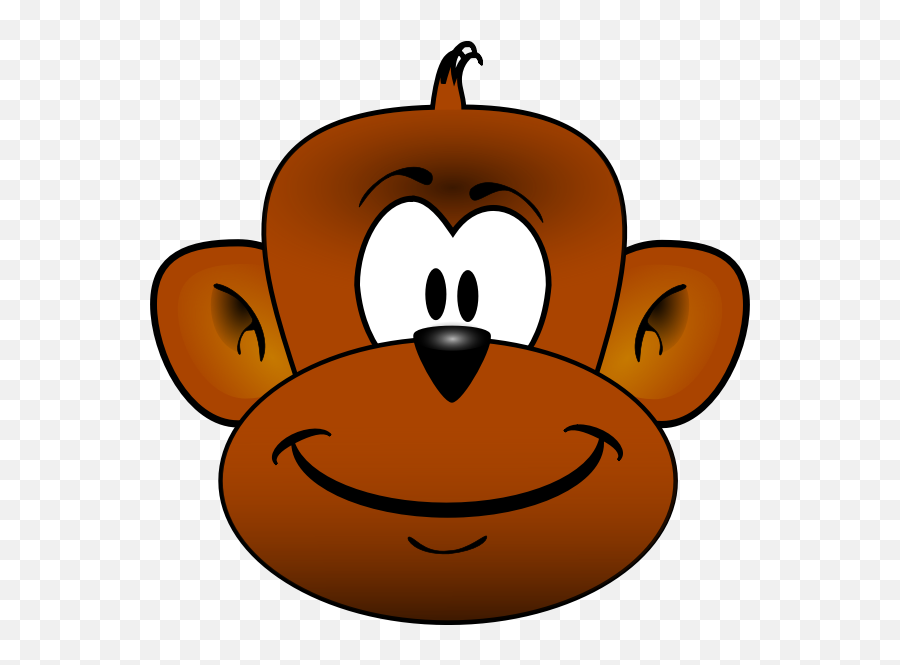Monkey Head - Monkey Head Clipart Emoji,Sticks Tongue Out Emoticon