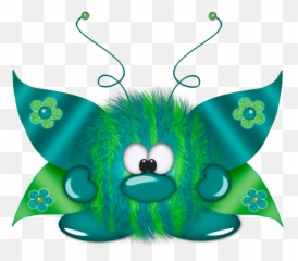Emoji Clipart Butterfly - Free Furry Monster