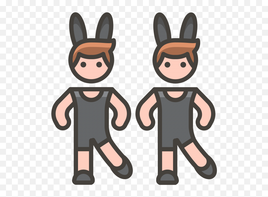 Download Man With Bunny Ears Emoji - Icon,Bunny Ears Emoji