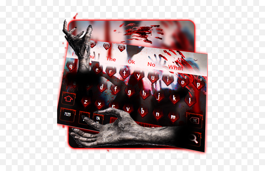 Zombie Keyboard - Poster Emoji,Zombie Emojis For Android