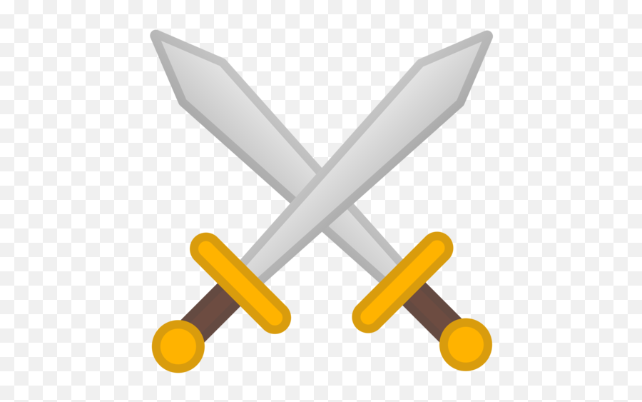 Crossed Swords Emoji - Crossed Swords Icon Png,Sword Emoji