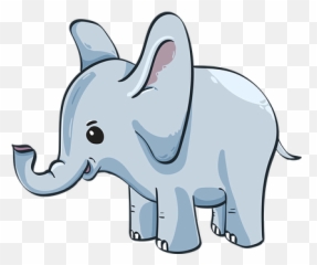 Funny Cartoon Illustrations - Elephant Clipart Png Emoji,Elephant Emojis