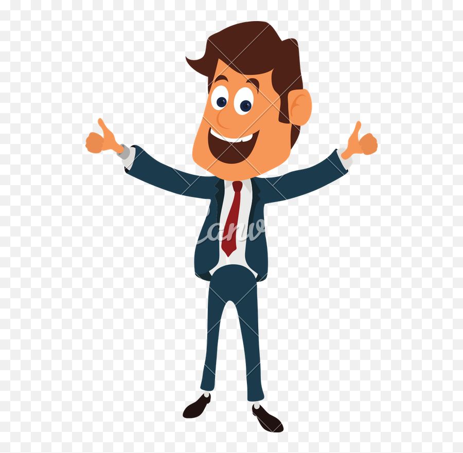 Businessman Vector Illustration - Clip Art Emoji,Businessman Emoji