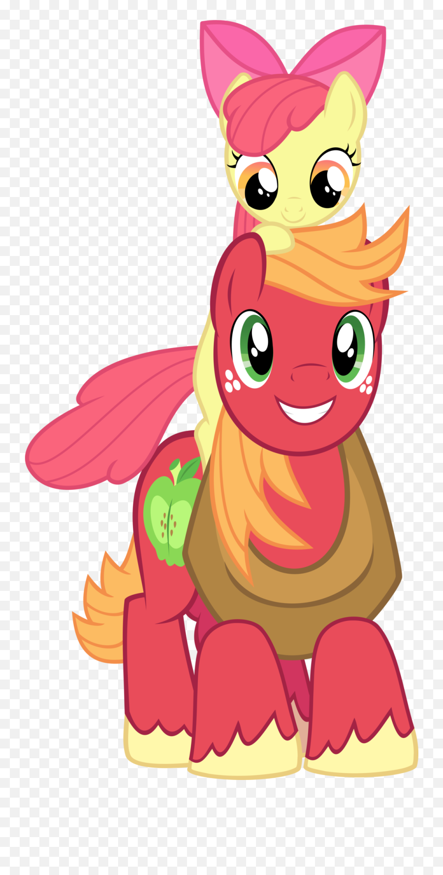 Things You Find Cute - Big Mac And Apple Bloom Emoji,Weirded Out Emoji