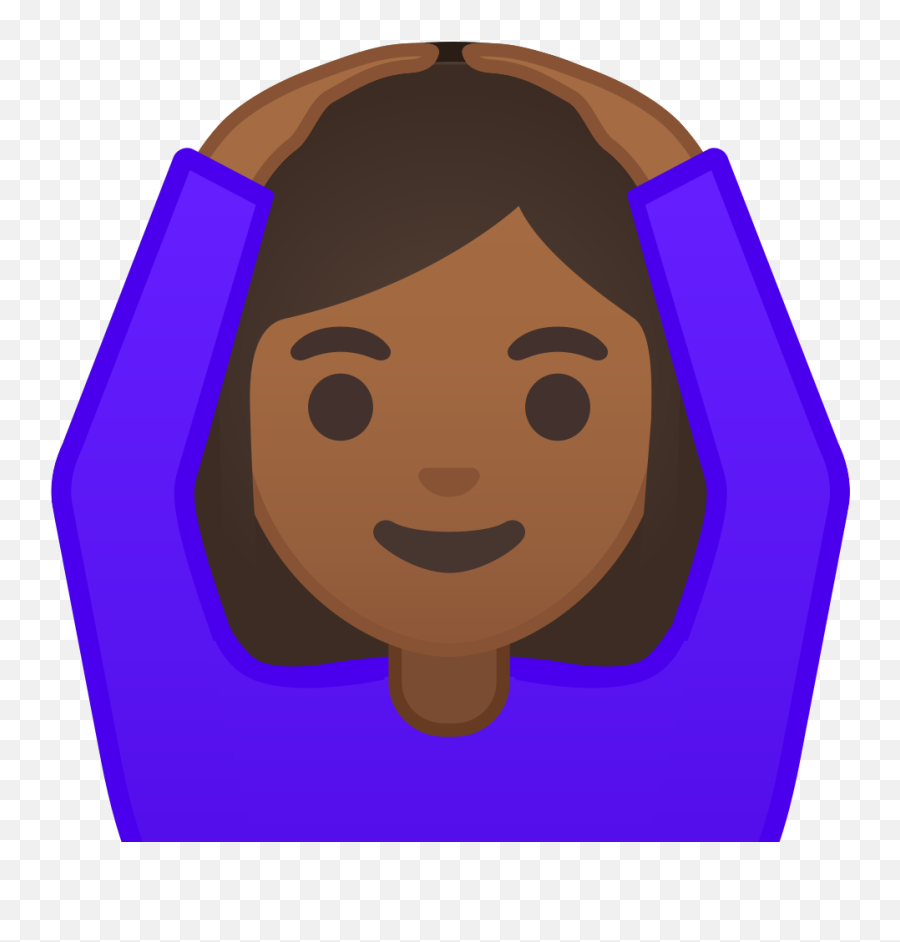 Woman Gesturing Ok Medium Dark Skin Tone Icon - Princesa Icono Emoji,A Ok Emoji