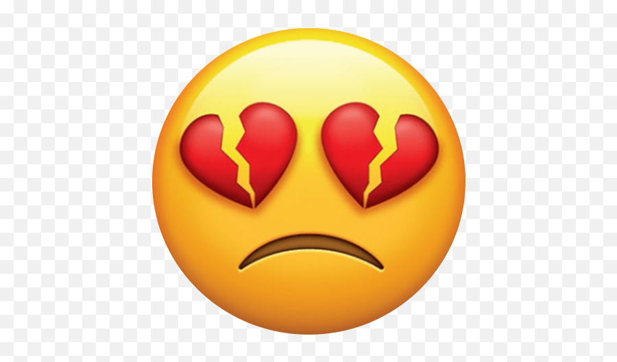 Emoji Emojis Heartbreak Heartbroken Sad Sticker Heart - Sad Heart Broken Emoji,Sad Emoji
