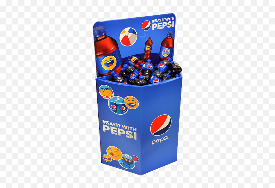 Pepsi Emoji Dump Bin - Pepsi Display Stand,Pepsi Emoji