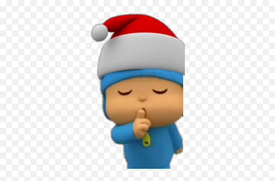 Christmas Pocoyo Stickers For Whatsapp - Figurinhas Pocoyo Meme Emoji,Surgeon Emoji