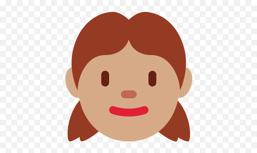 Girl Emoji With Medium Skin Tone Meaning And Pictures - Emoji Girl Face Twitter,Girl Emoji