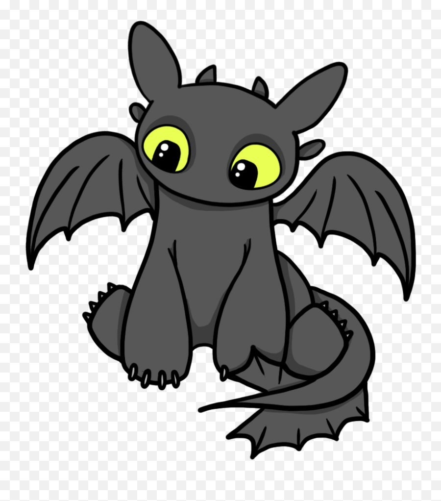 Free Toothless Smile Cliparts Download - Toothless How To Train Your Dragon Cartoon Emoji,Toothless Smile Emoji