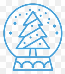 Decor Decoration Snow Snowglobe Tree Emoji,Snow Globe And Cookie Emoji