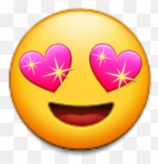 Emoji Samsung Herzaugen Hearteyes Pink Pinke Augen - Smiley
