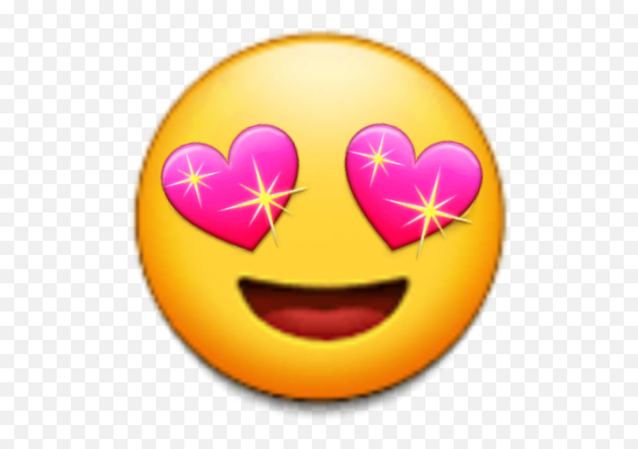 Emoji Samsung Herzaugen Hearteyes Pink Pinke Augen - Smiley,Samsung Emoji