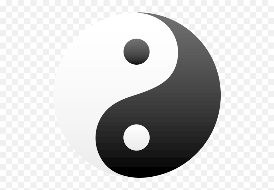 Yin Yang Symbol Clip Art - Yin And Yang Transparent Emoji,Yin Yang Emoji