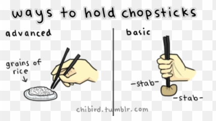 I Remember Trying To Pick Up - Us Chopsticks Emoji