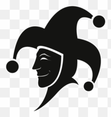 24 Images Of Black And White Jester Template Helmettown - Png Emoji