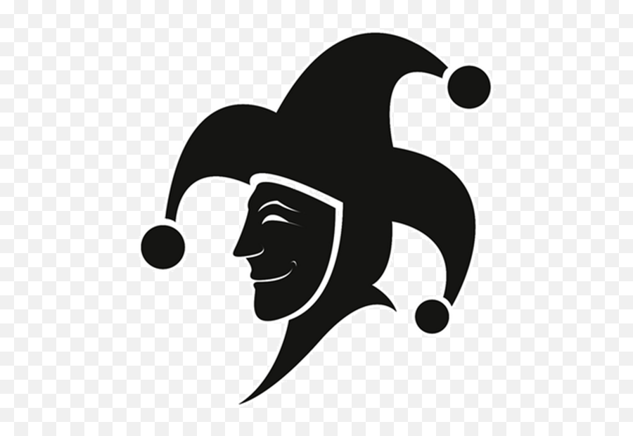 24 Images Of Black And White Jester Template Helmettown - Jester Png Emoji,Jester Emoji
