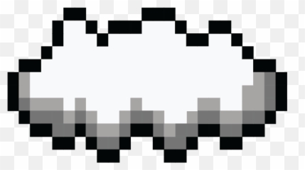 8 Bit Cloud Png - Emoji