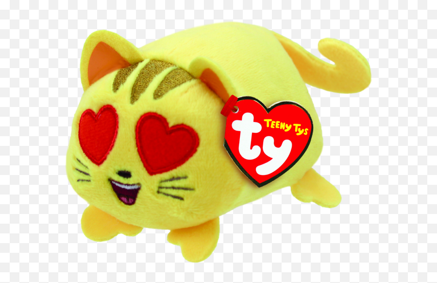 Emoji Cat Heart Eye - Ty Beanie,Boo Emoji