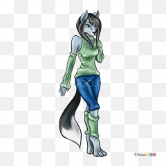 How To Draw Gray Fox Furry - Fox Furry Drawing Emoji,Furry Emoji