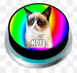 Nope Mlg Button U2013 Google Play Ilovalari - Valentines Day Meme Cards Grumpy Cat Emoji,Deez Nuts Emoji