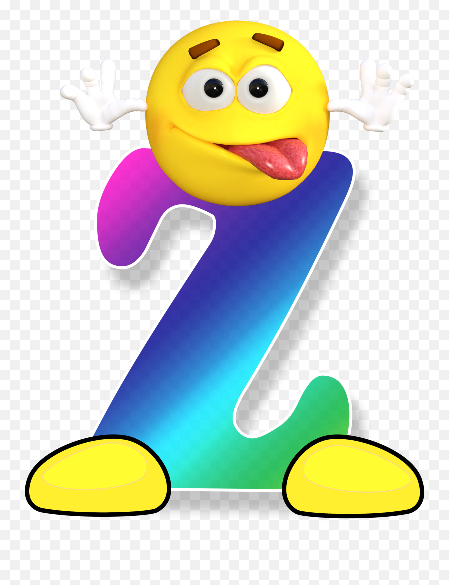 Letter Z With Emoticon Face Free Image - Smiley Face Letters Emoji,Vacation Emoticon