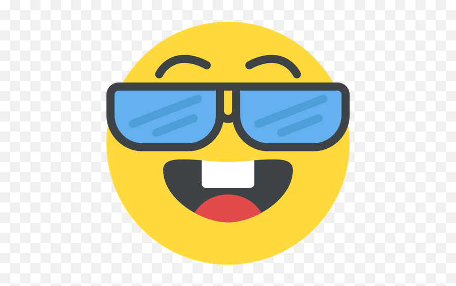 Nerd Emoji Icon Of Flat Style - Happy,Nerd Emoji