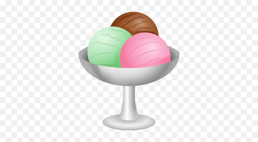 Ice Cream Emoji Icon - Free Download Png And Vector Serveware,Egg Emoji