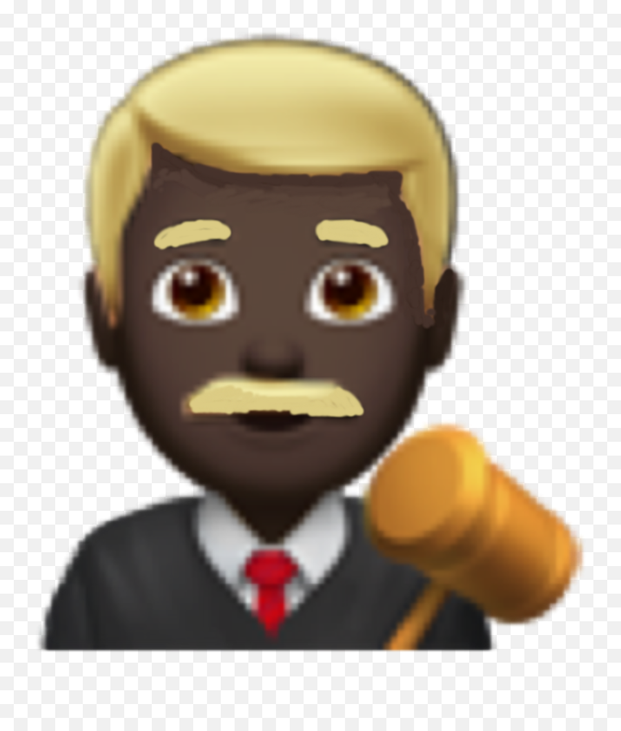 Largest Collection Of Free - Toedit Judge Stickers Black Man Judge Emoji,Judge Emoji