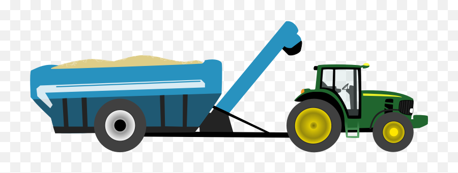 Microsoft Clipart Tractor Microsoft Tractor Transparent - Tractor And Cart Clipart Emoji,Tractor Emoji