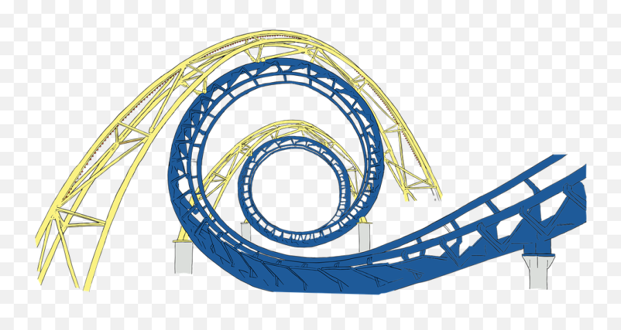 Roller Coaster Tracks - Roller Coaster Track Drawing Emoji,Roller Coaster Emoji