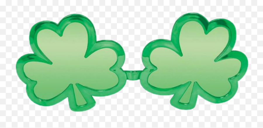 Largest Collection Of Free - Toedit Shamrock Stickers St Day Glasses Emoji,Shamrock Emoticon