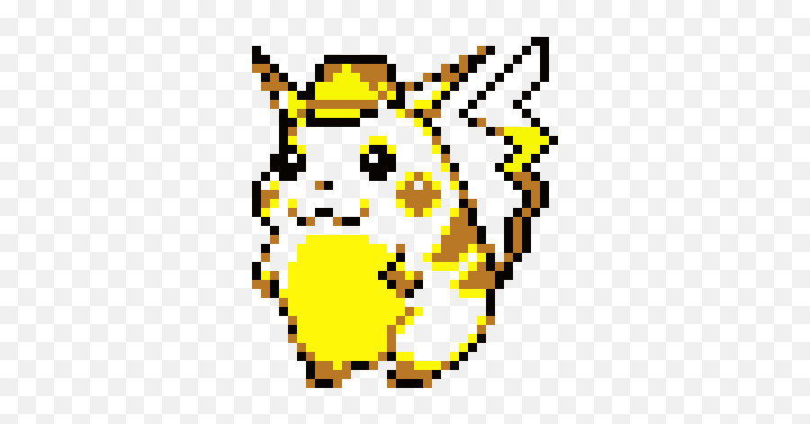 Detective Pikachu - Pikachu 8 Bit Emoji,Pikachu Emoticons