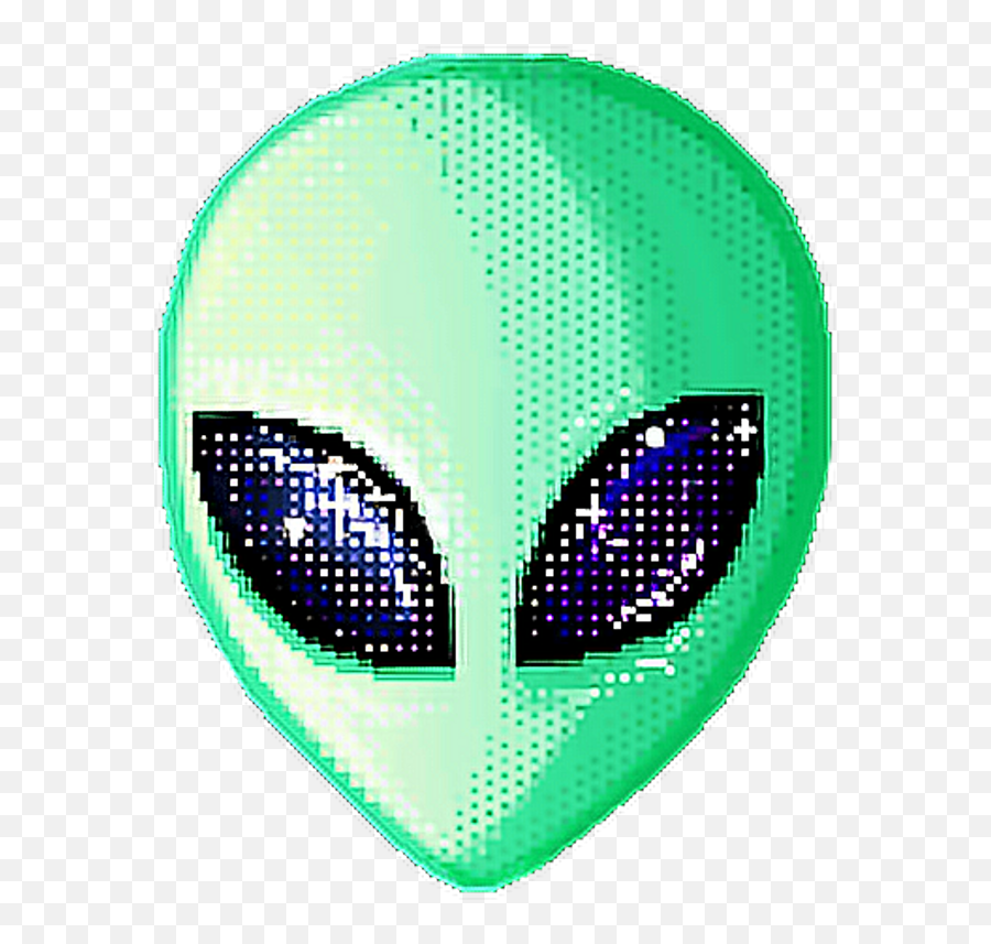 Pixel 8bit Thirdeye Alien Rad Tumblr Aesthetic - Alien 8 Bit Cute Planetas Tumblr Png Emoji,8 Bit Emoji