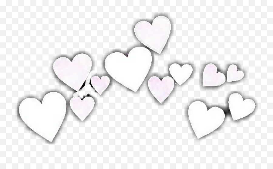 White Heart Png Transparent - White Heart Crown Png Png Transparent Background White Heart Crown Png Emoji,Black And White Crown Emoji