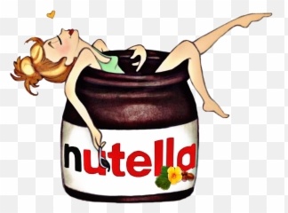 Spoon Ahhh Girl Art Blond Blonde Fre - Nutella Quotes Emoji,Kidney Emoji