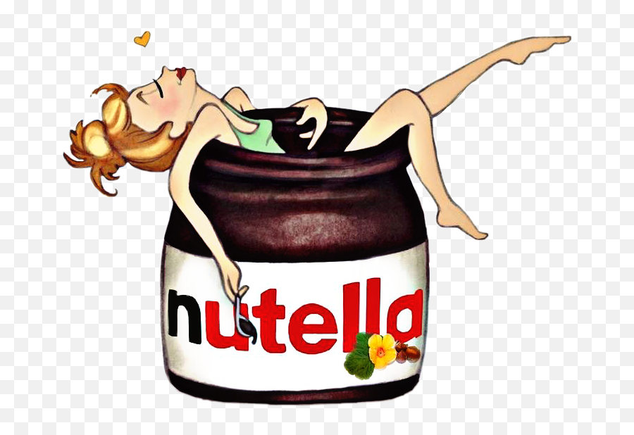 Spoon Ahhh Girl Art Blond Blonde Fre - Nutella Quotes Emoji,Kidney Emoji